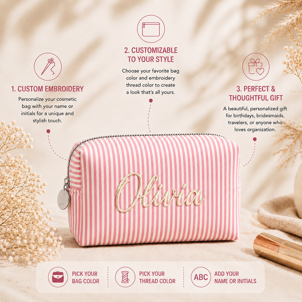 Alizae Custom Cosmetic Bag