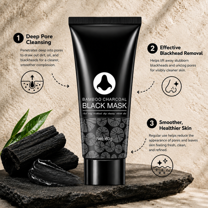 Alizae Bamboo Charcoal Black Mask