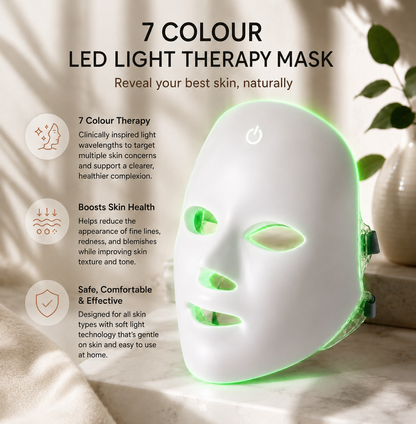 Alizae 7-in-1 LED Light Therapy Mask